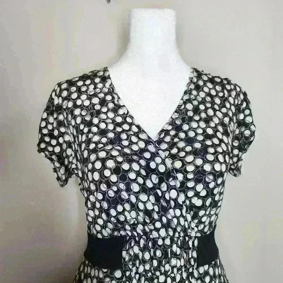 Apt.9 women's stretch geometric a-line dress size small - Picture 7 of 9